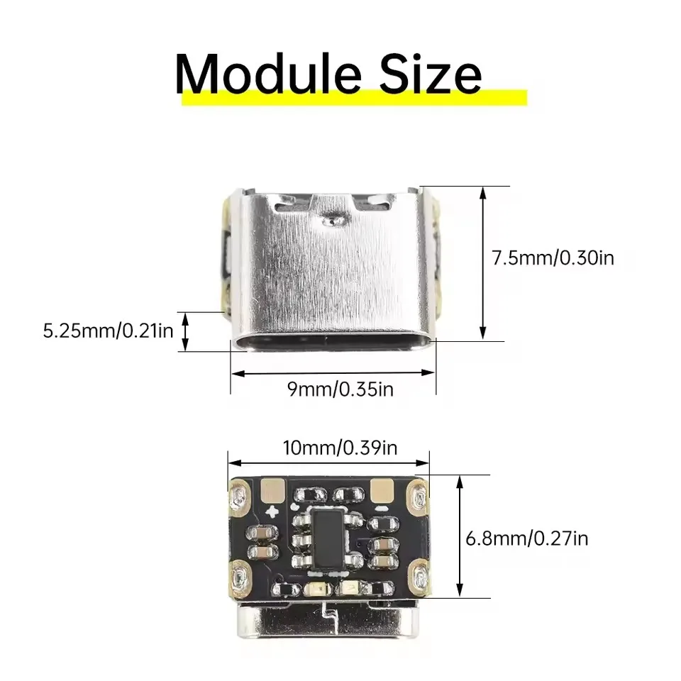 1-20Pcs Mini Type-C 3.7V 4.2V 18650 Lithium Battery Charger Board Charging Power Protection Module Constant Current Voltage image 3