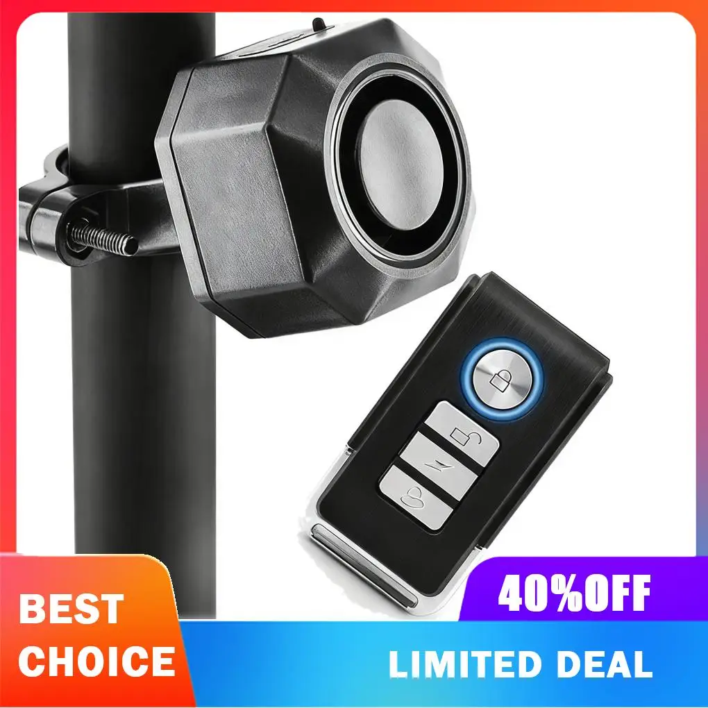 Waterproof Remote Alarm Vehicle Security System Motorcycle Anti Theft Device Electric Bike Alarm