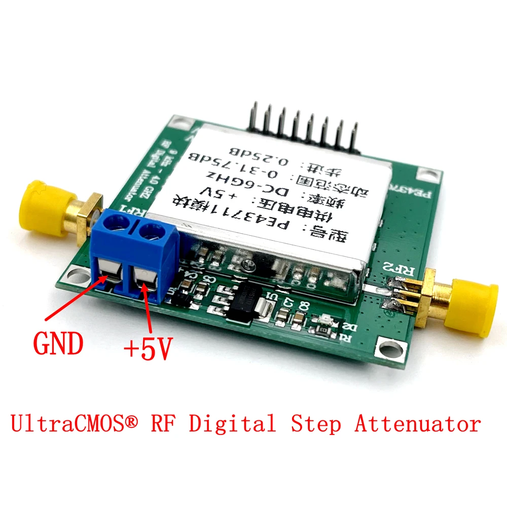 PE43711 6GHZ   0.25dB step to 31.75dB  RF Digital Step Attenuator FOR Ham Radio Amplifier