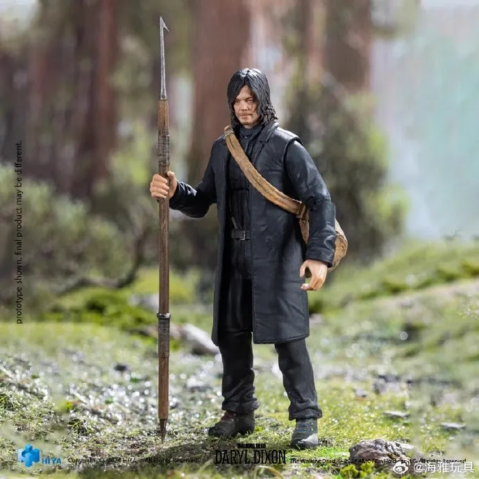 Nieuw Op Voorraad Echt Hiya 1/18 Action Figure Prachtige Mini Serie The Walking Dead Daryl Daryl Anime Verzamelen Speelgoed Jongens Gift