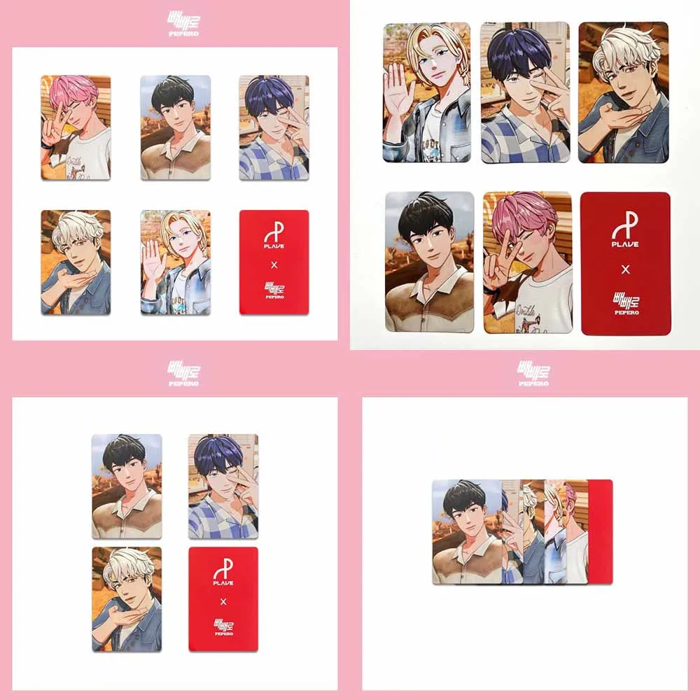 

Kpop PLAVE 5 шт./компл. глянцевые фотокарточки для селфи EUNHO BAMBY YEJUN LOMO карты указательные открытки HAMIN Fans коллекционные подарки