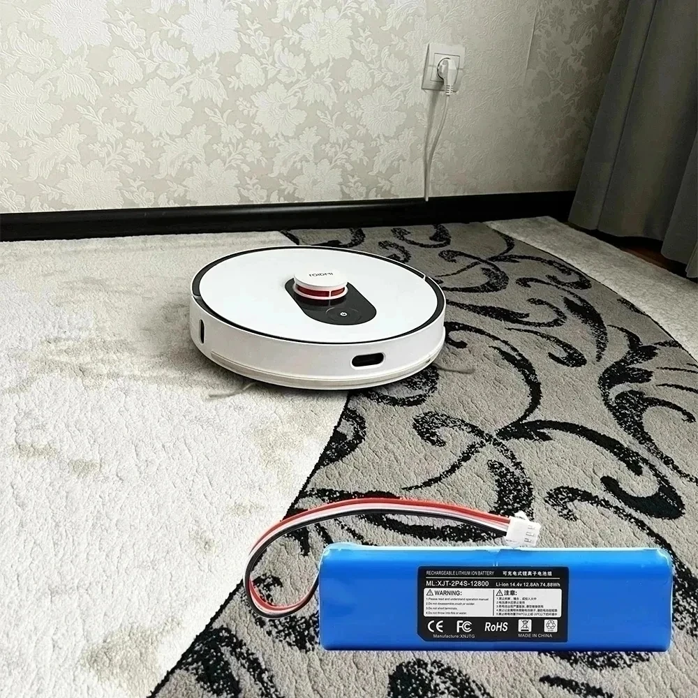 100% New Original Lydsto R1 Rechargeable Li-ion Battery Robot Vacuum Cleaner R1 Battery Pack with Capacity 12800mAh