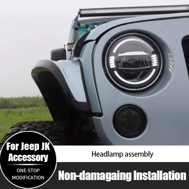 

For Jeep Wrangler JK Headlamp assembly Headlight Assembly Durable LED Headlight Premium Upgrade Headlamp High Quality Accessorie