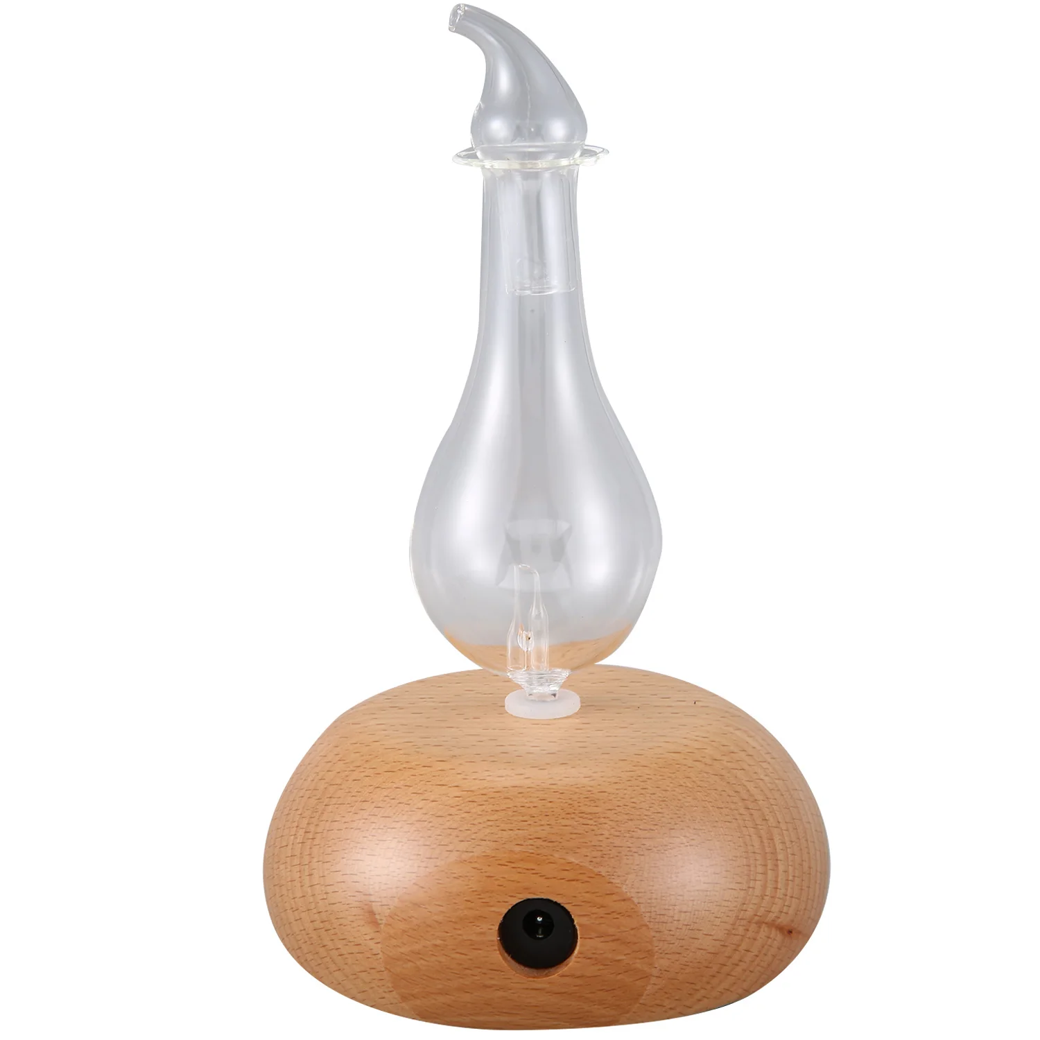 Wooden Glass Aromatherapy Pure Essential Oils Diffuser Air Nebulizer Humidifier Household Humidifier Air Conditioning Ap