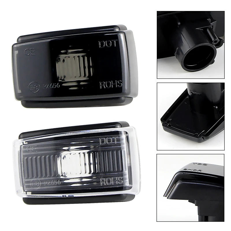 2x LED Kierunkowskazy Boczne do Volvo V70 V40 S40 850 240 740 C70 940 S70 S90 960 760 780 OEM #   9178885 9190169