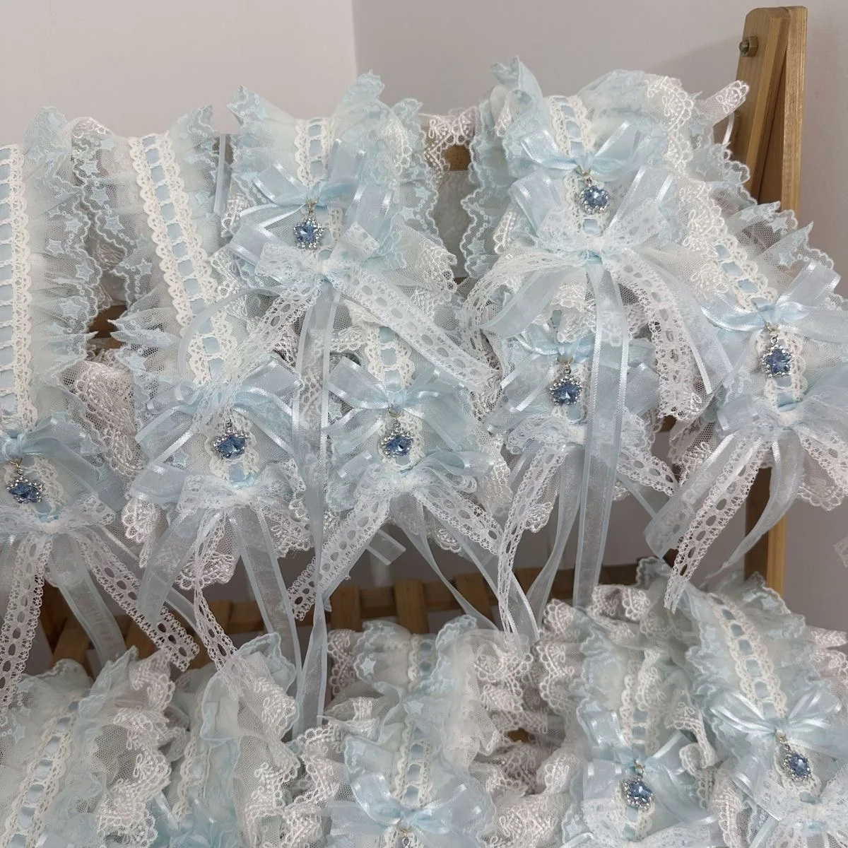 تأثيري أنيمي القوطية خادمة الدانتيل عقال النساء الفتيات الكشكشة الدانتيل Bowknot خوذة لوليتا اكسسوارات للشعر