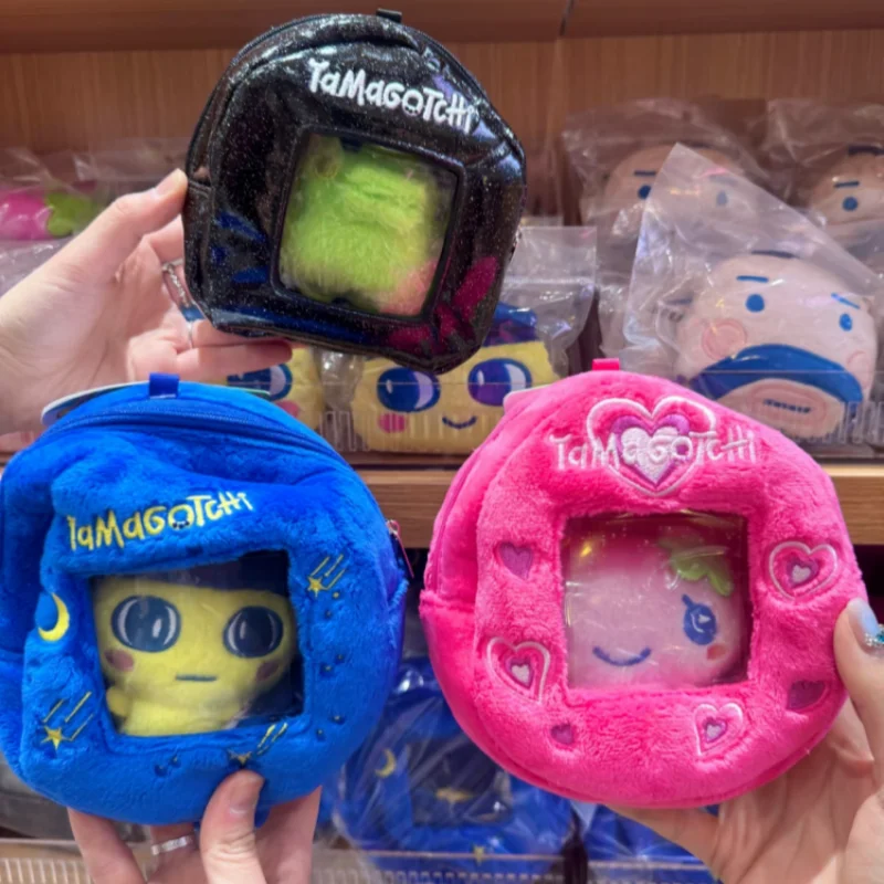 ทามาก็อตจิ บันได มากาตชิ ฟุราอัตชิ ตุ๊กตาอิเล็กทรอนิกส์  กระเป๋าใส่หูฟัง ตุ๊กตาขนนุ่ม ของเล่นน่ารัก กระเป๋าเก็บของเล็กๆ ของตกแต่ง ของขวัญ ของเล่น