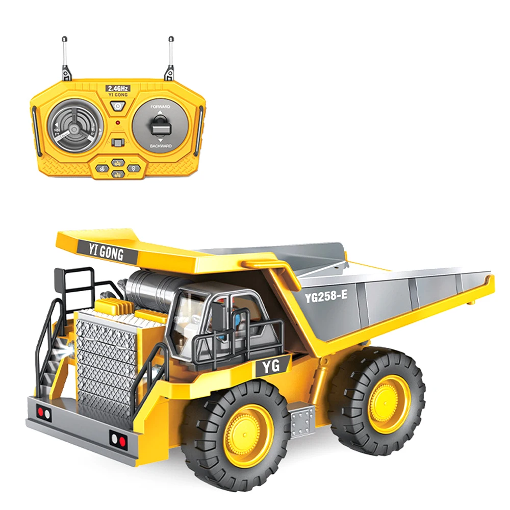 YIGONG 258-21 1/20 2.4G 9CH RC Car Dump Truck con Luci LED e Musica: Recensione Pratica per Genitori e Appassionati di Modellismo