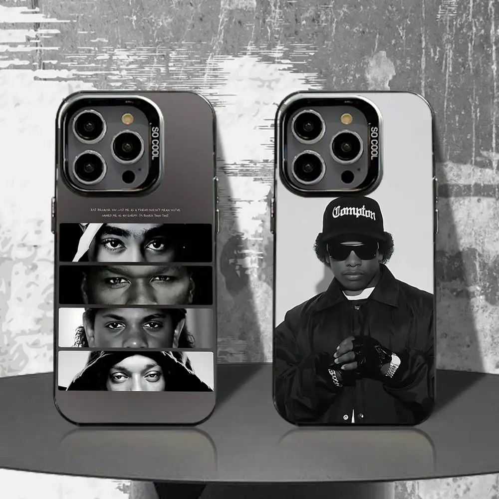 

Eazy-E Westside N-NWA Phone Case For iPhone 16,15,14,13,12,11,Pro,XS,Max,Plus,Mini,SE4,E Black Matte Shockproof Cover