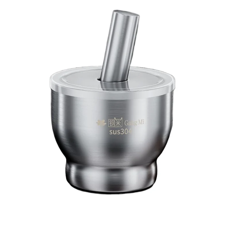 304 Stainless Steel Garlic Press Thickened Household Garlic Paste Crusher Chili Pepper Crusher & Pepper Grinder