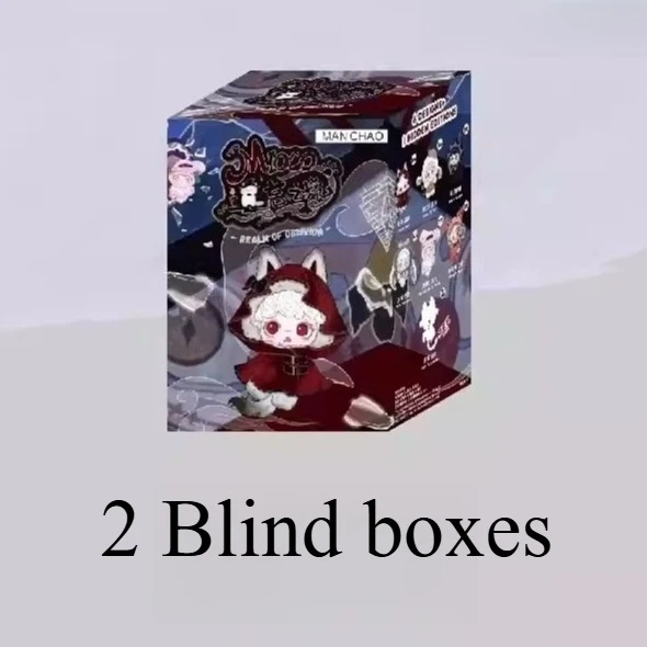 Echte Mioco Realm of Oblivion Series Blind Box Kawaii Vinyl Pluche Poppen Anime Action Figure Mystery Box Girl Verjaardagscadeau Nieuw