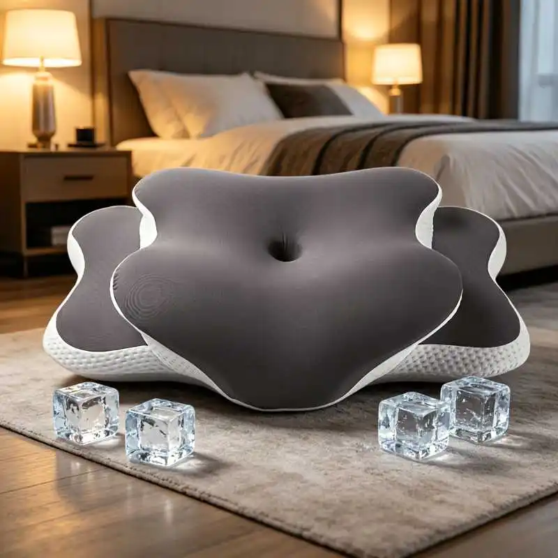 New Large Ear Butterfly Pillow Breathable Cervical Support Zero Pressure Slow Rebound Memory Pillow