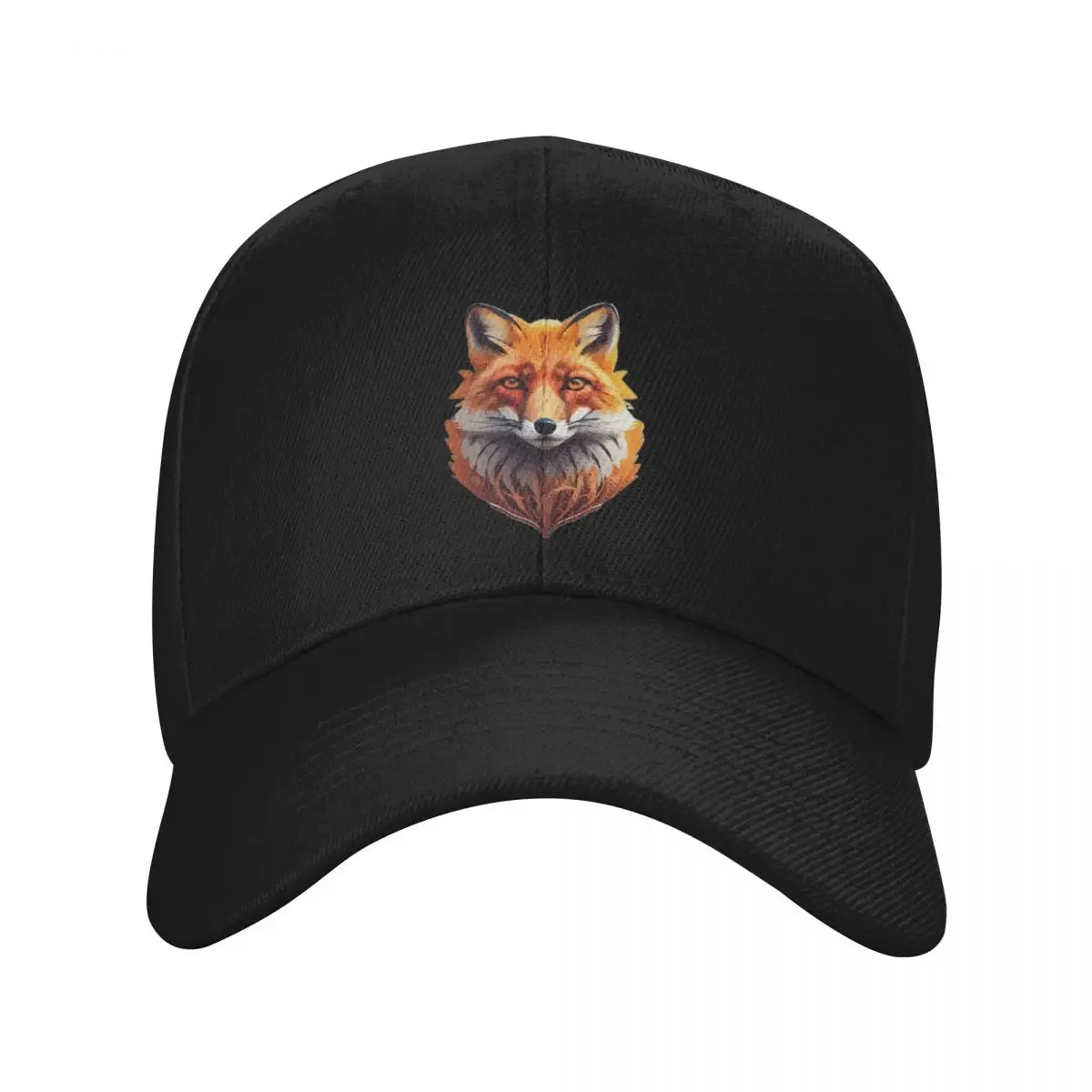 Foxy Elegance - Cute Orange Fox Wildlife- gift idea T-Shirt Baseball Cap Luxury Man Hat Custom Cap tea Hat For Man Women's