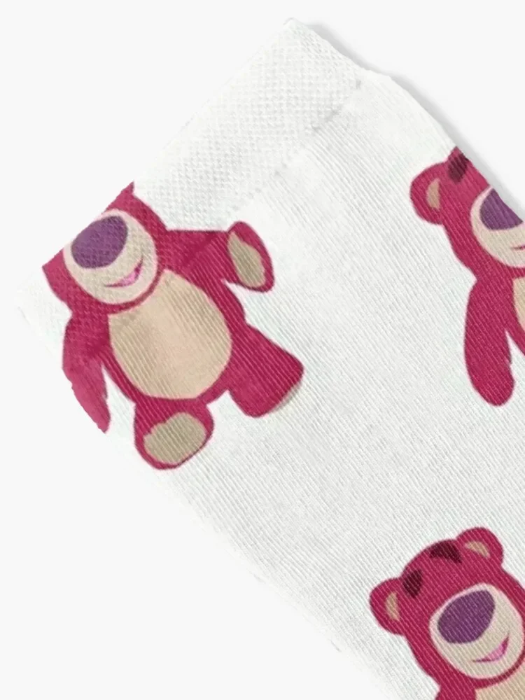 Lotso the Bear Socks custom sports and leisure bright garter Male Socks Women's