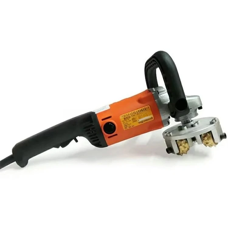 Portable Electric Scabbler 220V Hand-Held Three-Head Concrete Scabbler for Tunnel Low Wall Cement Floor Road Surface Chipping