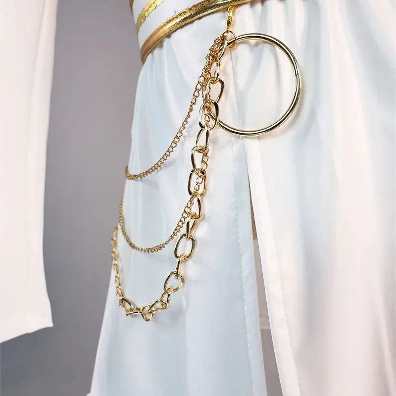 2025 yiyi Kpop cazadores de demonios Rumi Zoey Mira disfraz de Cosplay Halloween Huntrix dorado de talla grande Kostume