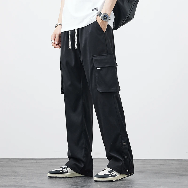 Men's Plus Size Loose-fit Cargo Pants for Comfortable and Casual Style