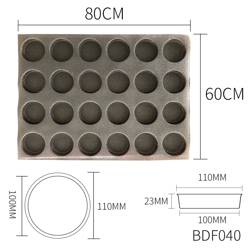 

Boussac Brand Silicone Non-Stick Bread Mold Breathable Glass Fiber Oven Mat 60x80cm