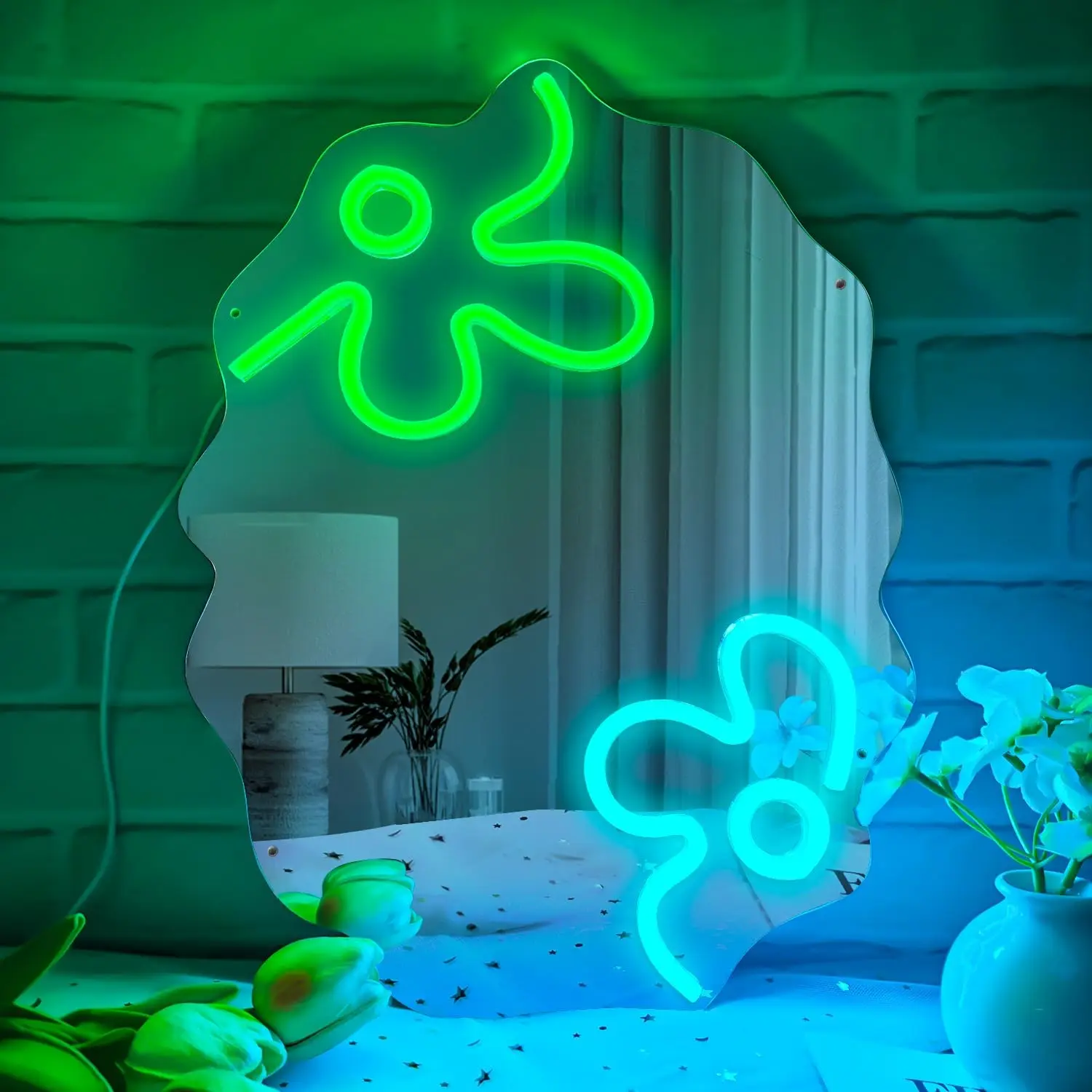 

Иллюминатор Ocean World Неоновая вывеска USB с регулируемой яркостью Зеркало Светодиодный светильник для игровой комнаты Бар Вечеринка Домашнее украшение для спальни personnalisé Подарок