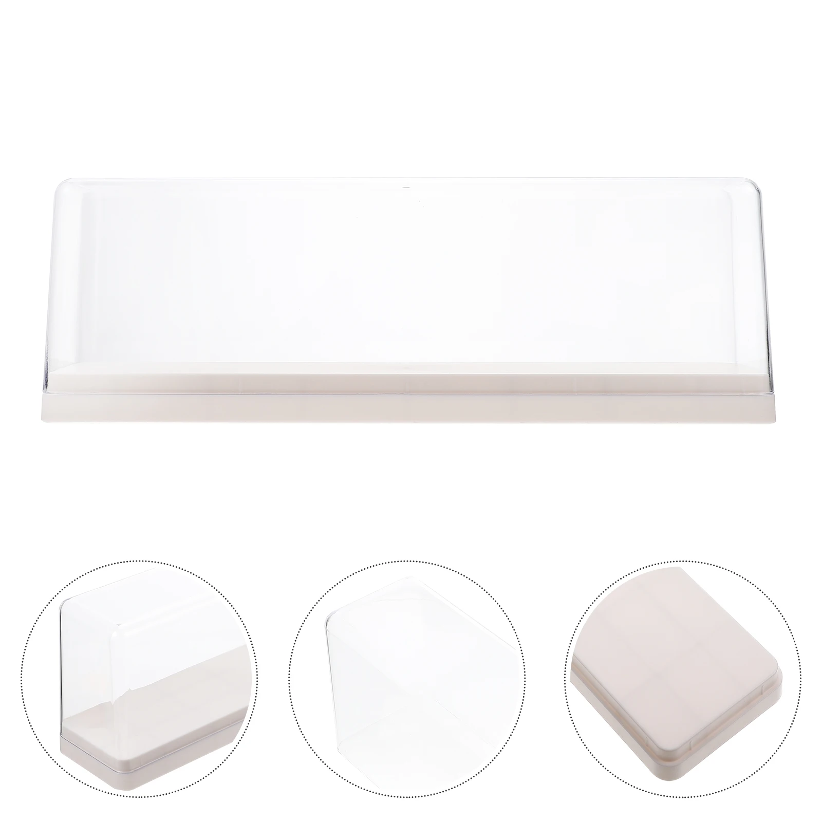 

Figure Display Figurine Cases Movable for Figures Plastic Transparent
