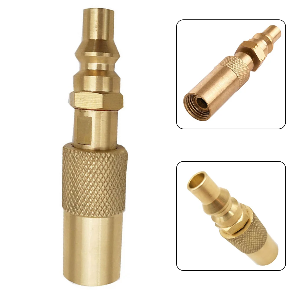 

High-quality 1/4" Propane Natural Gas Quick Connect Fittings Adapter For Grill Stove Brass Quick Disconnect Fitting