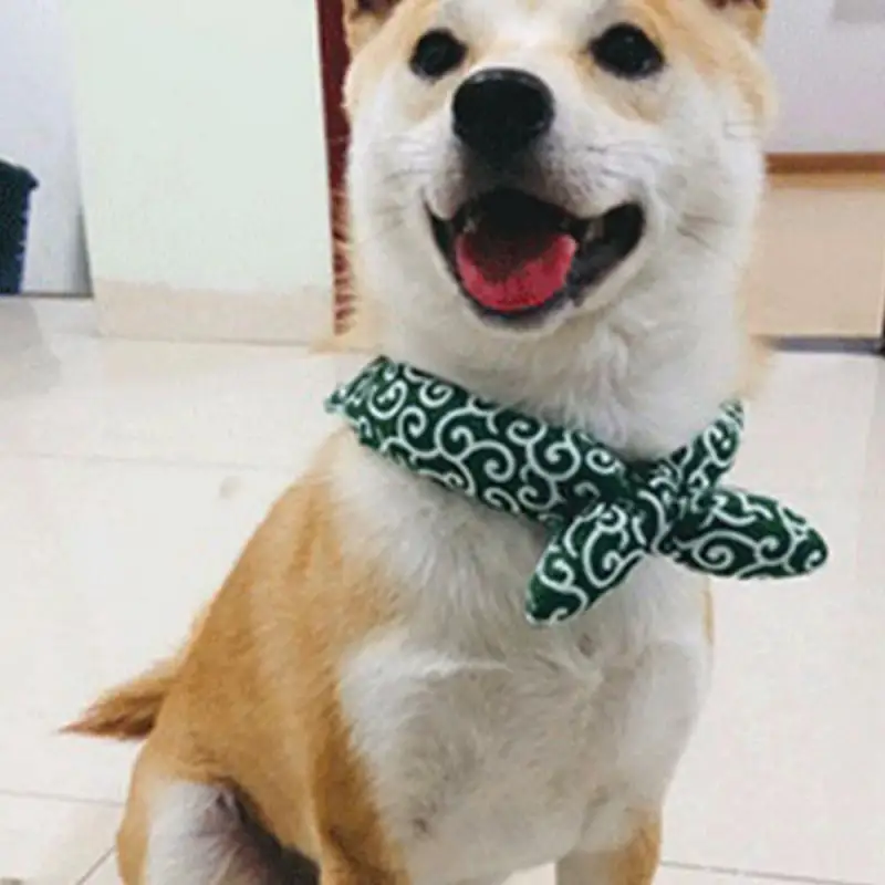 Toalla de limón para tomar fotos de Shiba Inu, toalla de limón para Festival, aseo de mascotas, suministros para perros, toallitas para Saliva para mascotas, Baberos japoneses