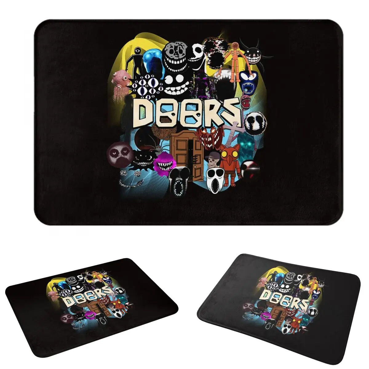 Doors Entities New Doors Game Update  Anti-slip Doormat Floor Mat Antiwear Carpet Rug for Kitchen Entrance Home Bedroom Footpad