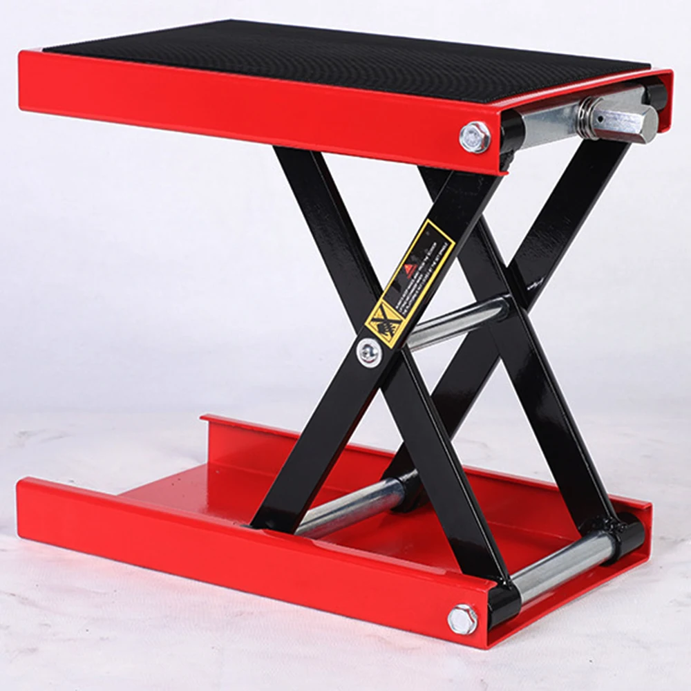 Motorcycle Jack 500KG 1100LBS Center Scissor Lift Suitable For Motor Bicycle ATV Work Stand Professional Repair Tools