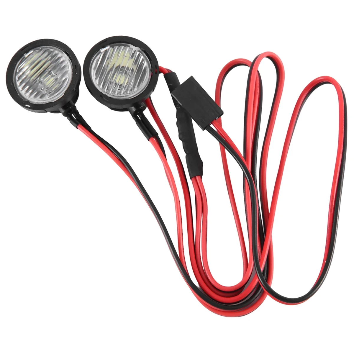 BAAA-2 szt. Światła LED jasne reflektory reflektor dla 1/10 zdalnie sterowany samochód gąsienicowy TRX4 TRX6 Axial SCX10 90046 Wraith RR10 VS4-10