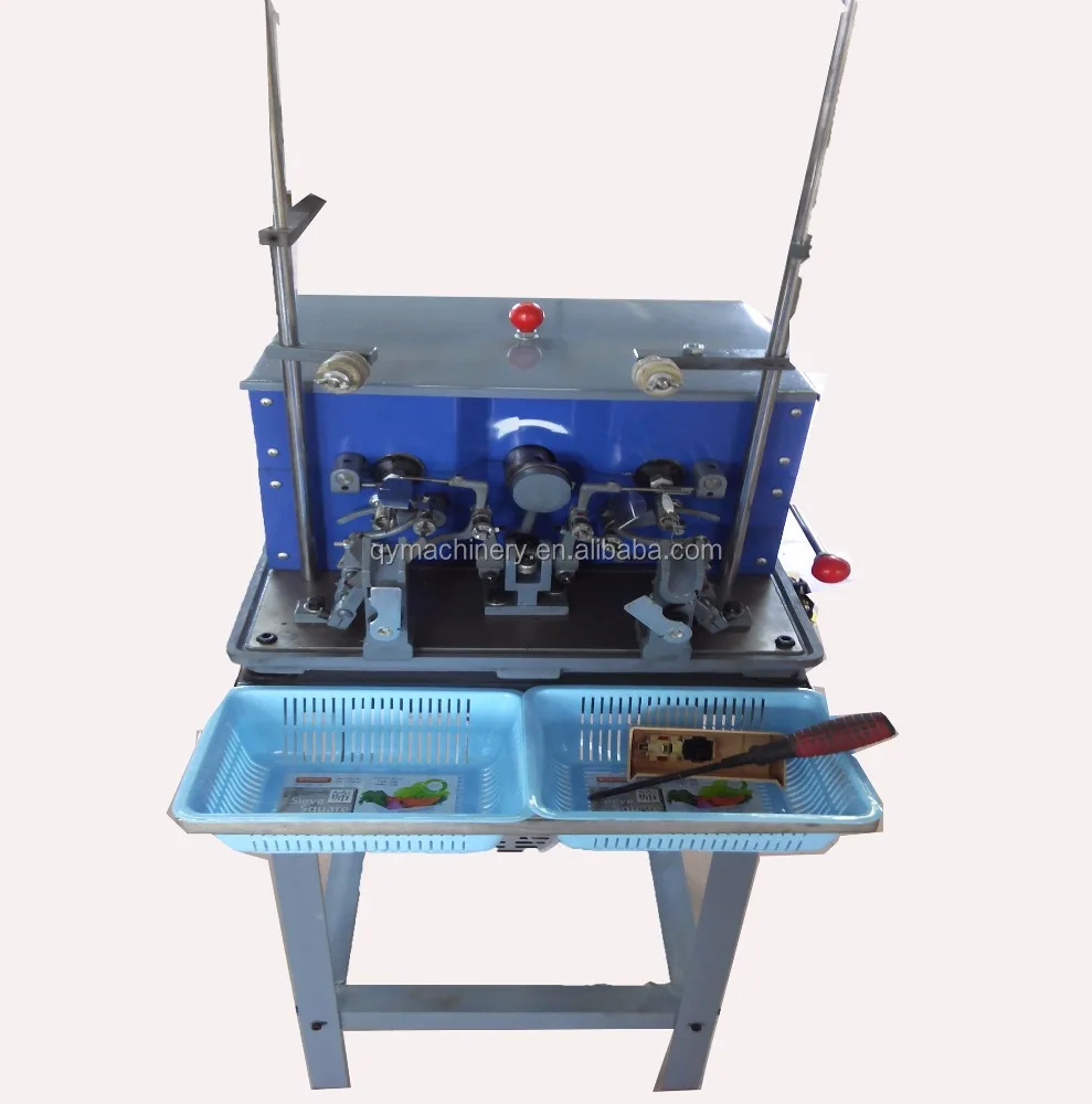 Professional Factory Directly Supply 2 Heads Automatic Bobbin Winding Machine, Rope Braiding Machines, Manual Winder