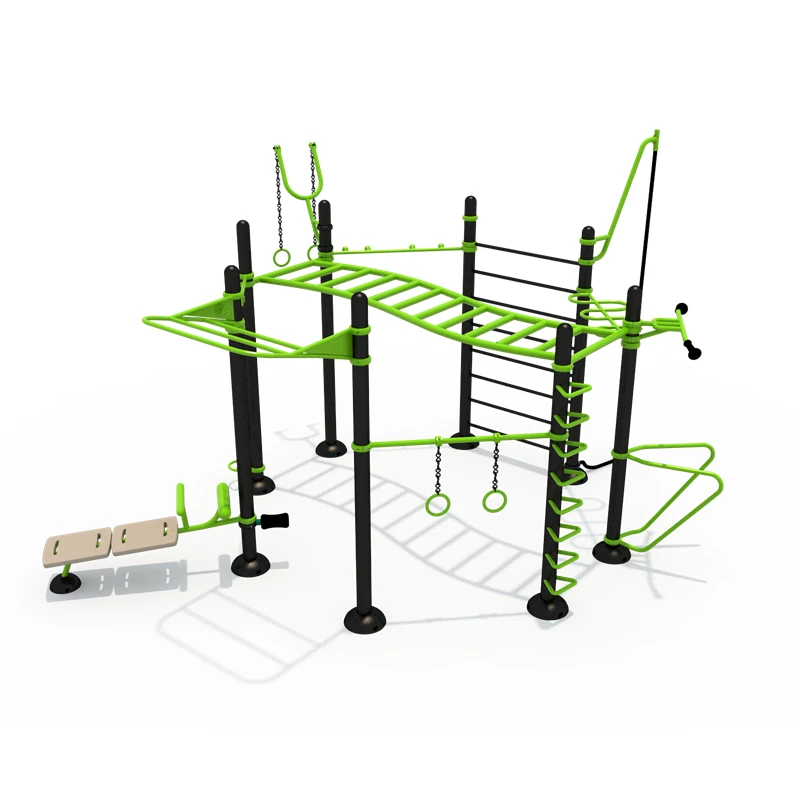 2024 YY-JS10 Steel Workout Equipment Outdoor Fitness Leg And Hip Flexing For Kids Outdoor Playground Fitness Equipment