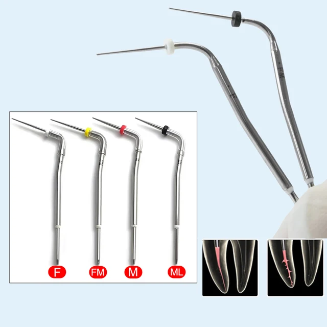 4Pcs Dental Endo Obturation System Gutta Percha Pen Podgrzewane końcówki Końcówki do kanałów korzeniowych Dentysta Wypełnienie na gorąco Końcówki do pinów grzewczych Narzędzie