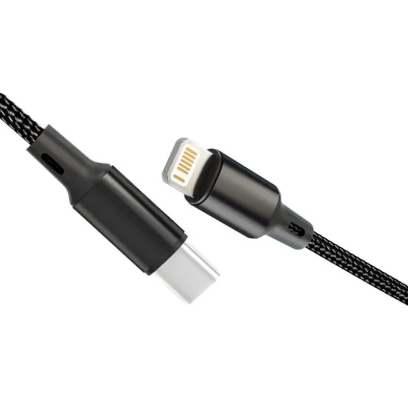 Cabo de carga de linha rápida PD 35W para Apple iPhone 14 12 13 Mini PRO XS MAX XR SE 7 8 Plus iPad 9 Air 3 Tipo C Cabo de carregador rápido
