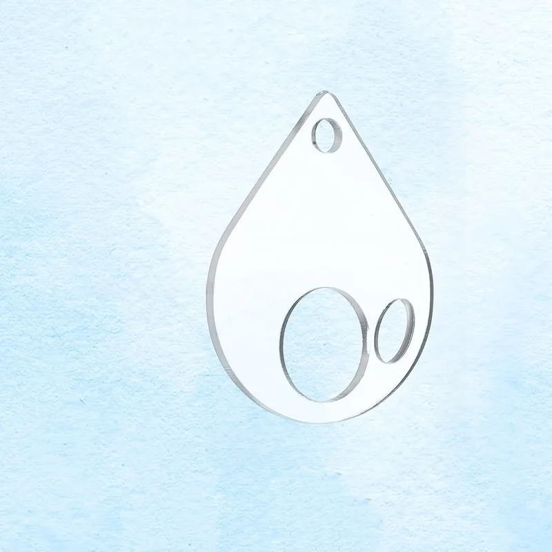 18 pcs Water Drop Thread Labels, Water Drop Shape Design, Hand Sewing Thread Sorting Floss Classification