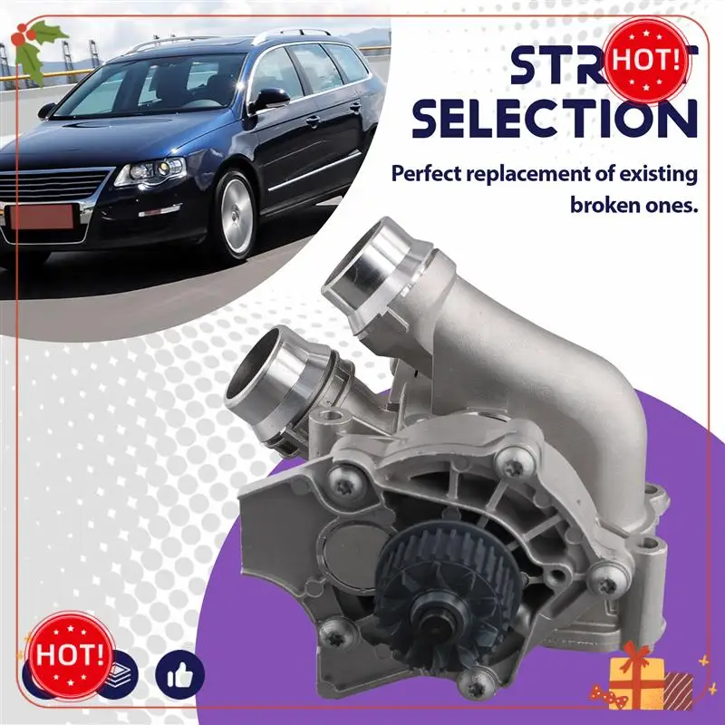 

Durable-термостат водяного насоса охлаждающей жидкости двигателя для Passat CC Golf Tiguan Jetta-A3 A4 A5 A6 Q3 Q5 TT 1.8T 2.0T 06H121026