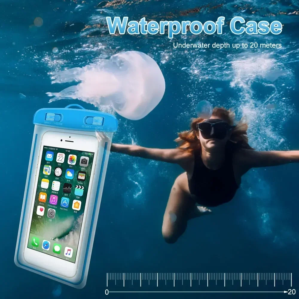 Universal Waterproof Phone Case Water Proof Bag Mobile Cover For iPhone 13 12 11 Pro Max X Xs 8 Xiaomi mi 11 Huawei P40 Samsung