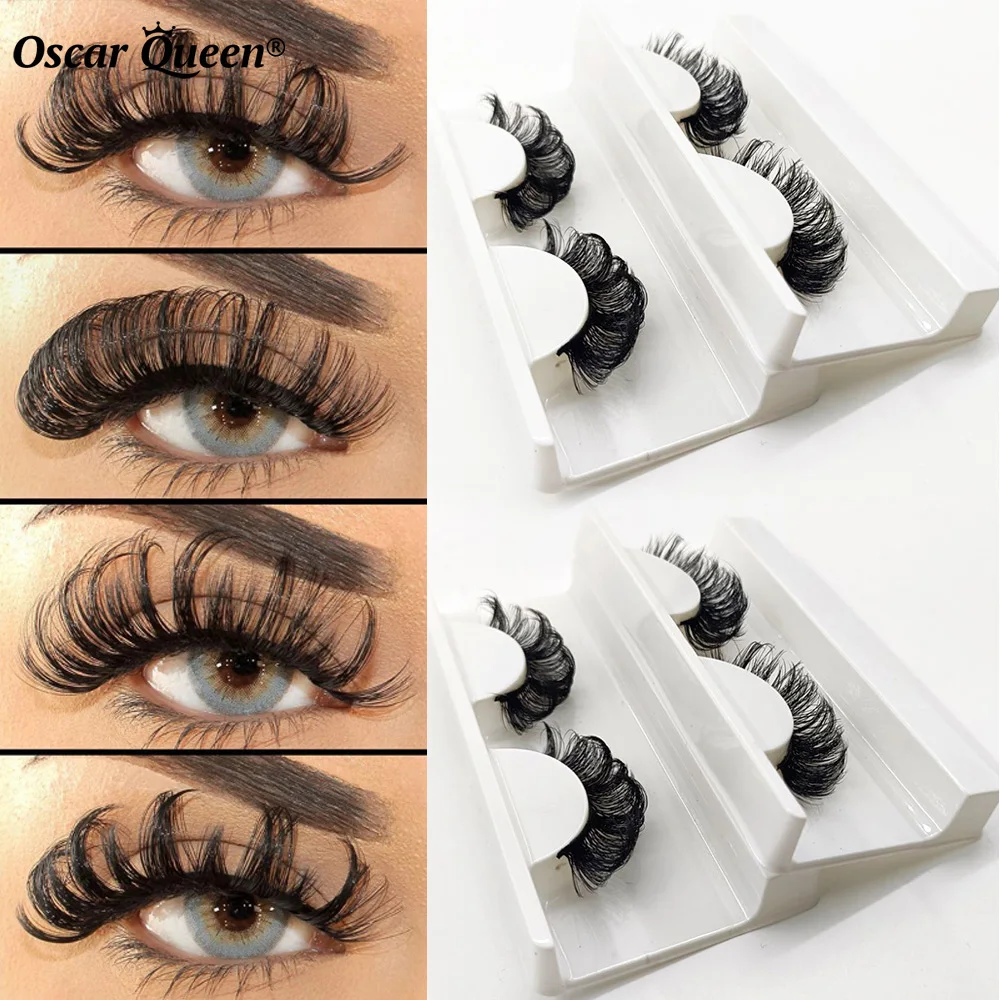 

Makeup D Curl Eyelashes Wholesale Russian Strip Mink Lashes Package Boxes In Bulk Dramatic Natural 3D False Lashes Extensions