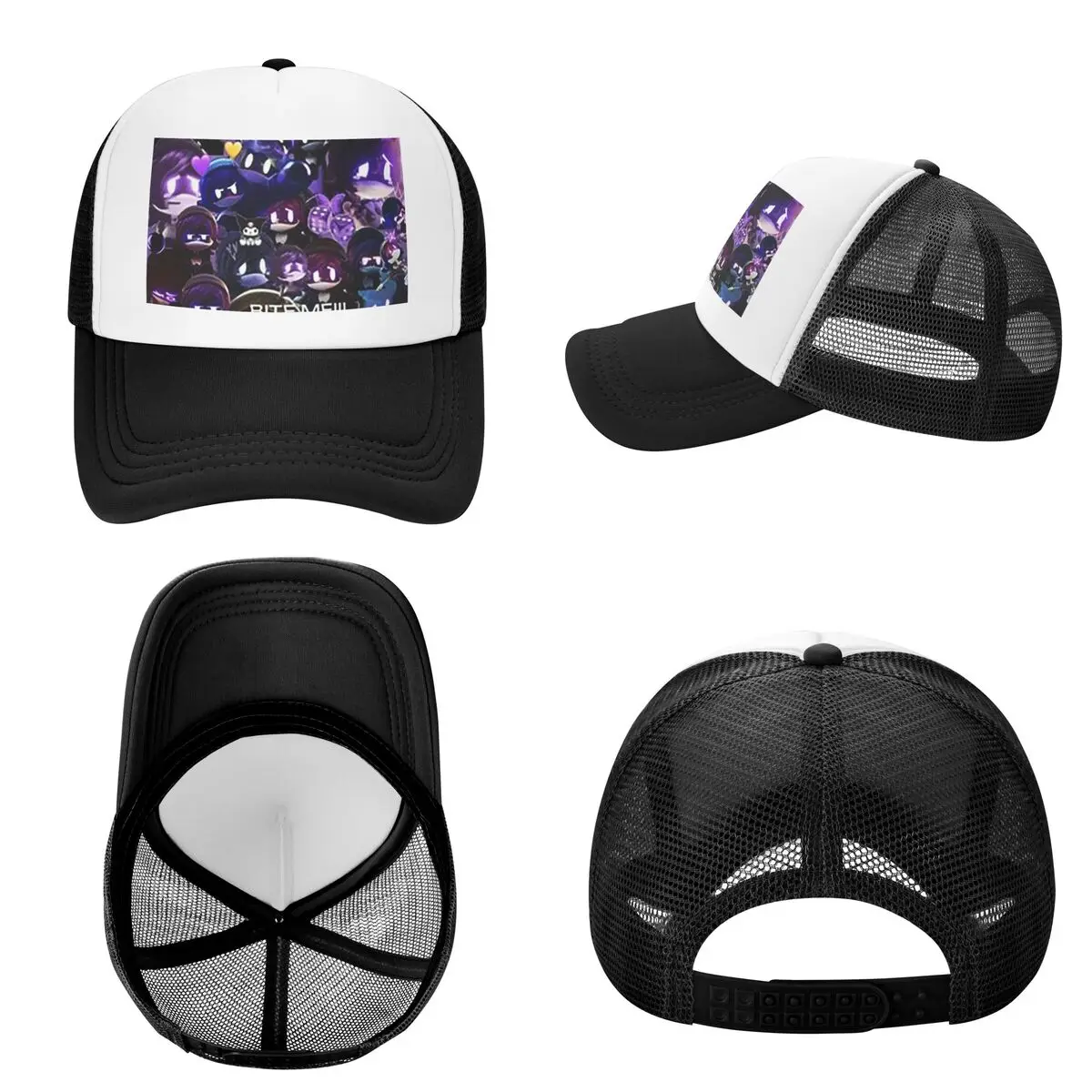 Murder Drones Uzi Collage Cap Fashion Mesh Baseball Caps Adjustable Hat Hip Hop Summer Unisex Baseball Hats