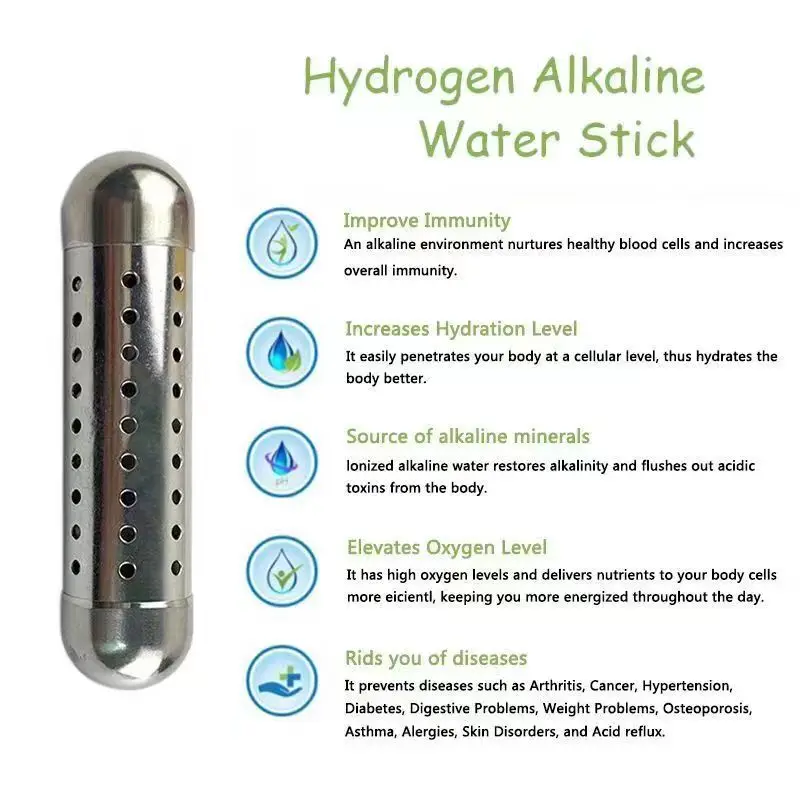 Alkaline Filter Stick Alkalinity Stone Energy Filter Mineral Water Stick Hydrogen Ion Water Stick Bisphenol A Free