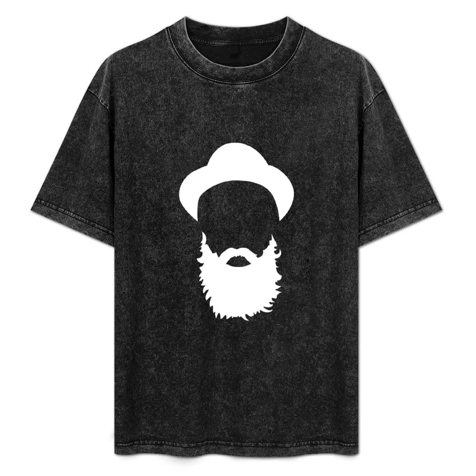 

Beard T-Shirt Casual Loose Short Sleeve Tee for Men