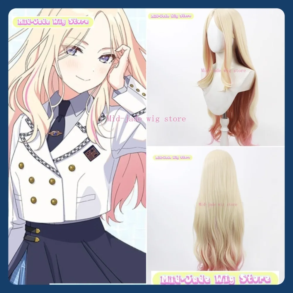

Mid-jade Wig Store School Idol Masters Jūō Sena Cosplay Wig Anime Game Role Playing Synthetic Hair Halloween Party