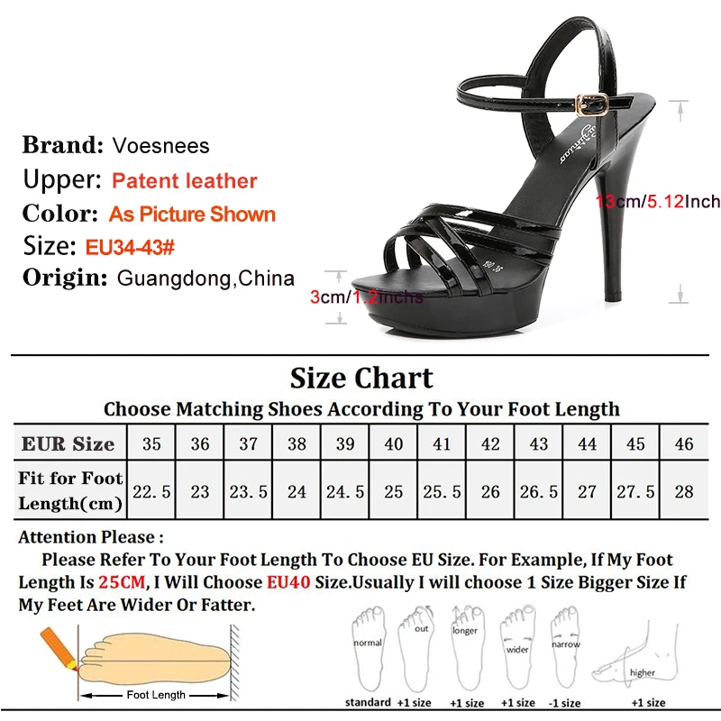 13CM Salto Alto Verão Escritório Trabalho Sandálias Pretas Para As Mulheres 3CM Plataforma Narrowband Party Shoes 2025 New Model Catwalk Show Shoes