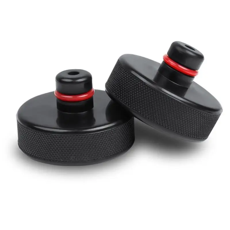 31BC 4 قطعة سيارة المطاط رافعة رافعة وسادة مكافحة زلة المتداول جاك الحرس وسادة محول أداة الهيكل مع حالة التخزين ل Y #2