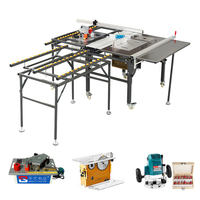 New Woodworking Cutting Saw Dust-free Panel Saw Woodworking Workbench Precision Sliding Table Saw Woodworking Set