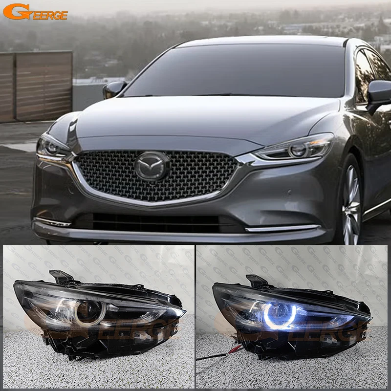 

For Mazda 6 Mazda6 GJ GL 2018 2019 2020 2021 Ultra Bright COB Led Angel Eyes Kit Halo Rings