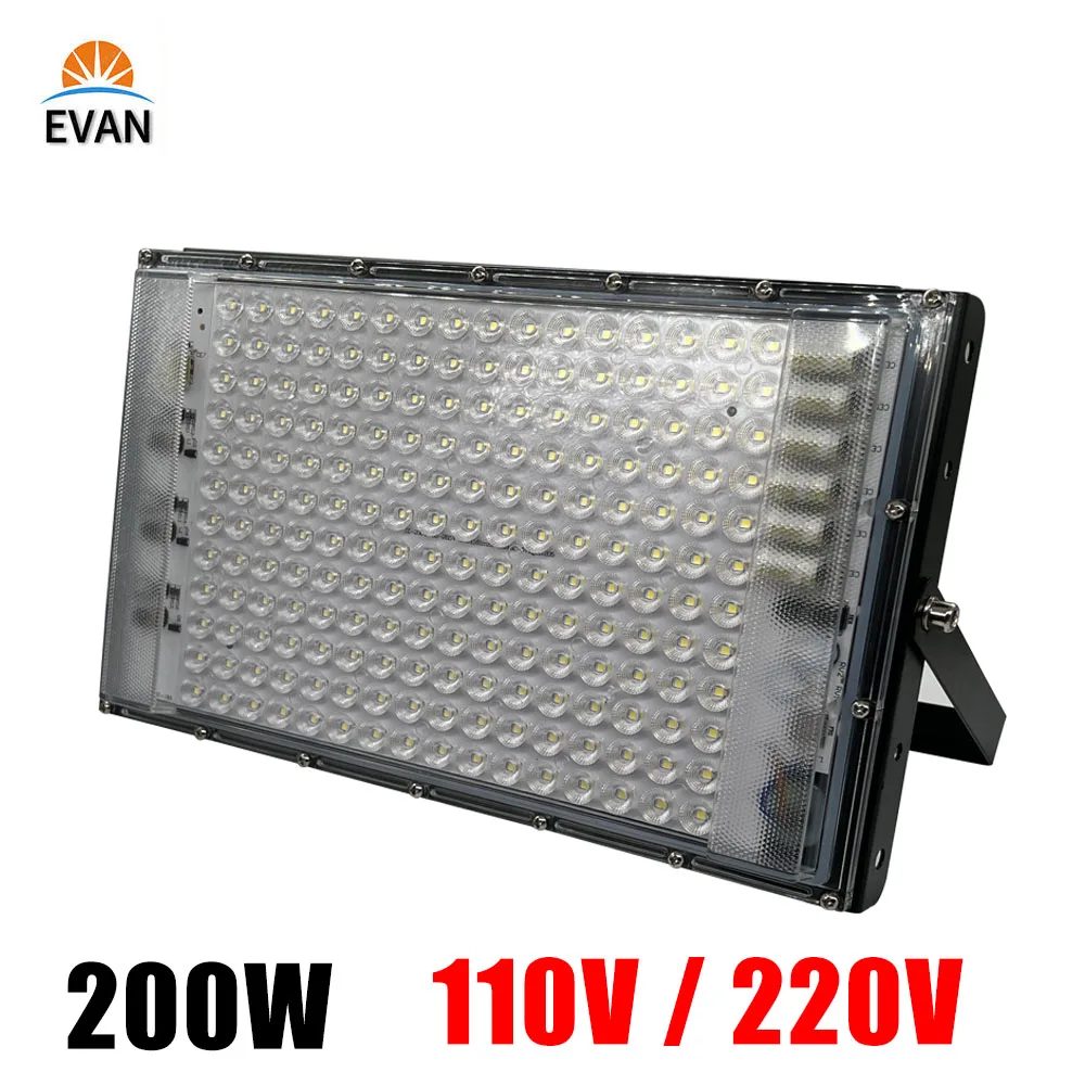 110V 220V 200W Led Flood Light Outdoor Waterproof Floodlight Spotlight IP65 Waterproof LED Street Lamp Landscape Lighting