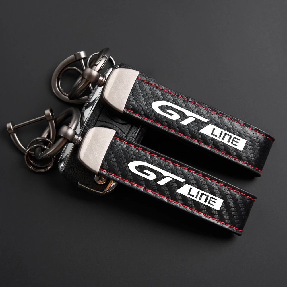 Car Lanyard Keychain Keyring Auto Accessories For Peugeot GT GTline 3008 308 T9 208 508 2008 Rifter 5008 207 206 408 108 4008