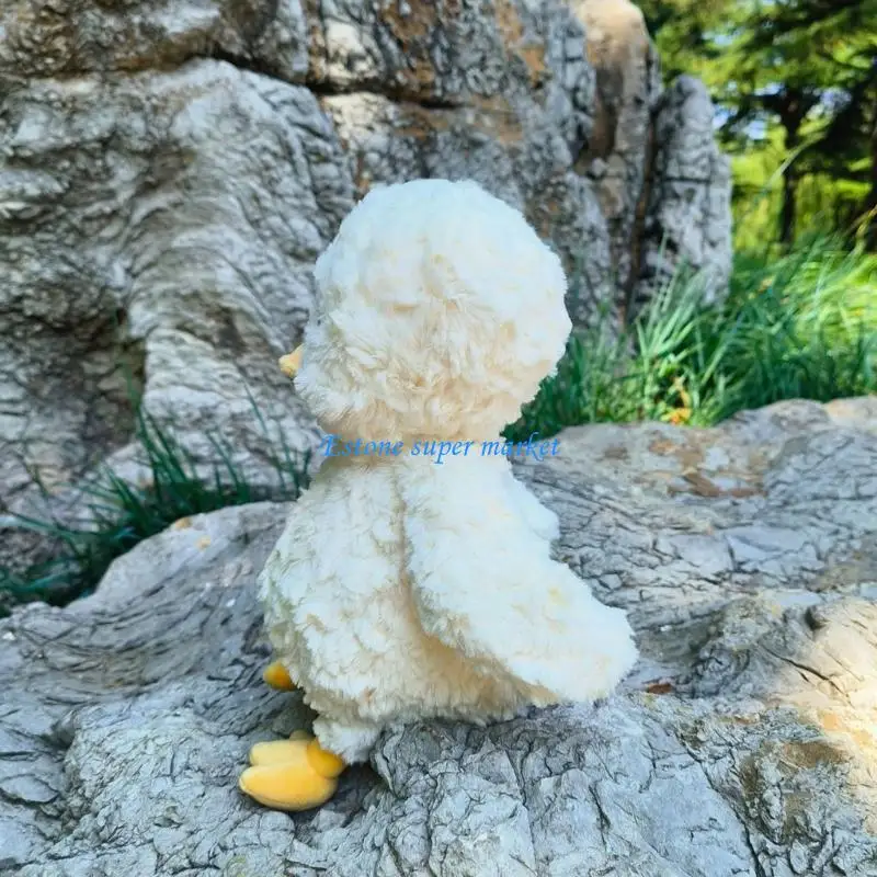 090B Cartoon Animal Duck Hugging Doll Toddlers Present Comfort Toy Frizzy Figure