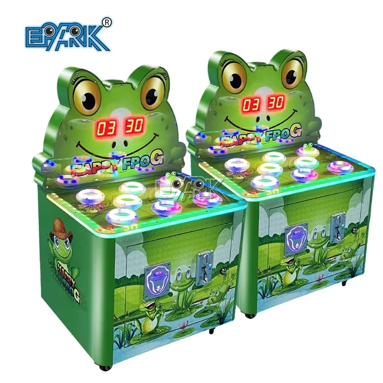 Hete Verkoop Muntbediende Beat Frog Hammer Game Machine Indoor Sport Kinderen Meppen Een Mol Hit Kikker Arcade Games Machine