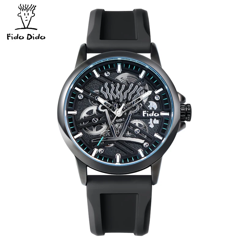 FIDO DIDO Qixi Kid Classic Creative Fashion Hollow Couple Watches Trend Versatile Leisure Sports Watch Model FD2322-937